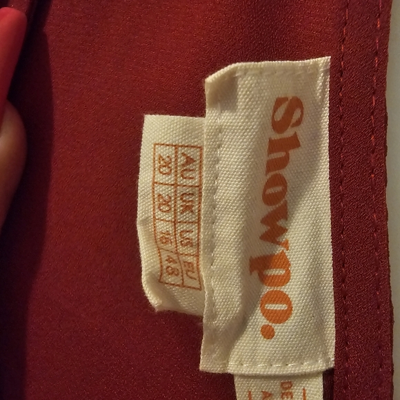 ShowPo Low Cut Romper w/ Cut Out Sleeves Size 16US - Picture 5 of 6